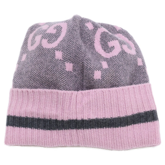 GUCCI グッチ 【即決/国内正規】676827 3G344 GGロゴ カシミヤ ニット帽 帽子
