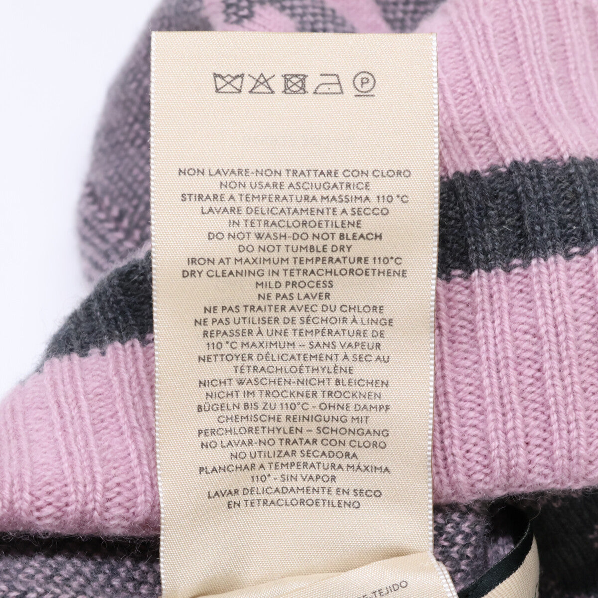 GUCCI Gucci 【Immediate Purchase/Domestic Authentic】676827 3G344 GG Logo Cashmere Beanie Hat
