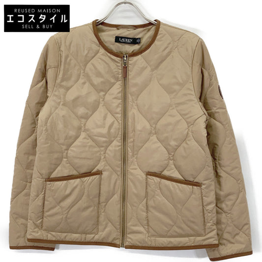 LAUREN RALPH LAUREN ローレン ラルフローレン ベージュ ツイルトリム オニオンキルテッド ジャケット ジャケット