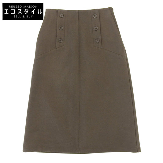 Winter Marine Skirt for Women Khaki 34 H5S04-666-50 Skirt 34 Women's