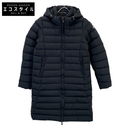 PYRENEX ピレネックス HWS006 ﾌﾞﾗｯｸ ﾅｲﾛﾝ ｽﾌﾟｰﾄﾆｯｸ2 ﾀﾞｳﾝｼﾞｬｹｯﾄ ジャケット 36