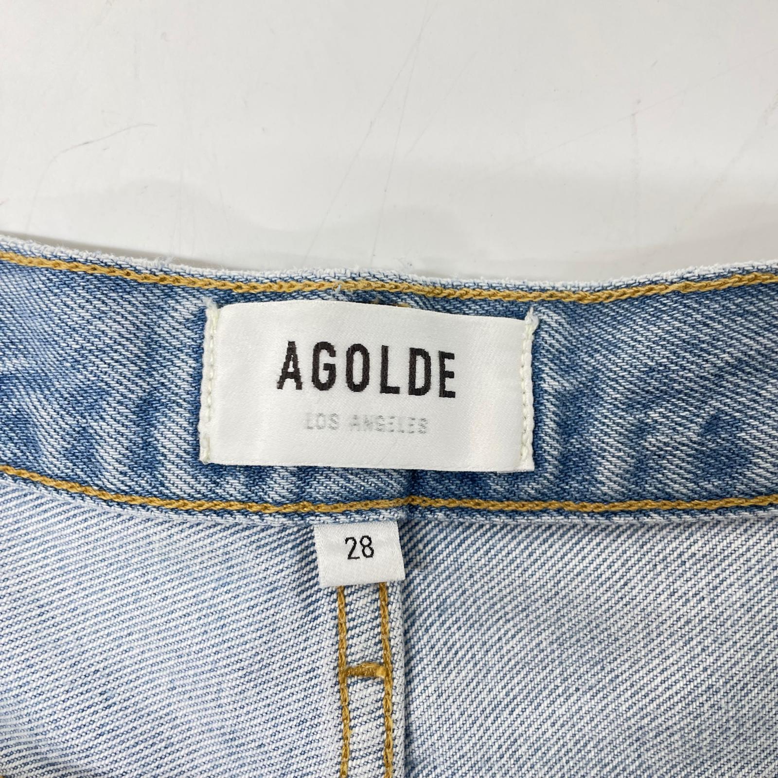AGOLDE エーゴールドイー 24SS ライトブルー LOW SLUNG BAGGY DENIM ボトムス