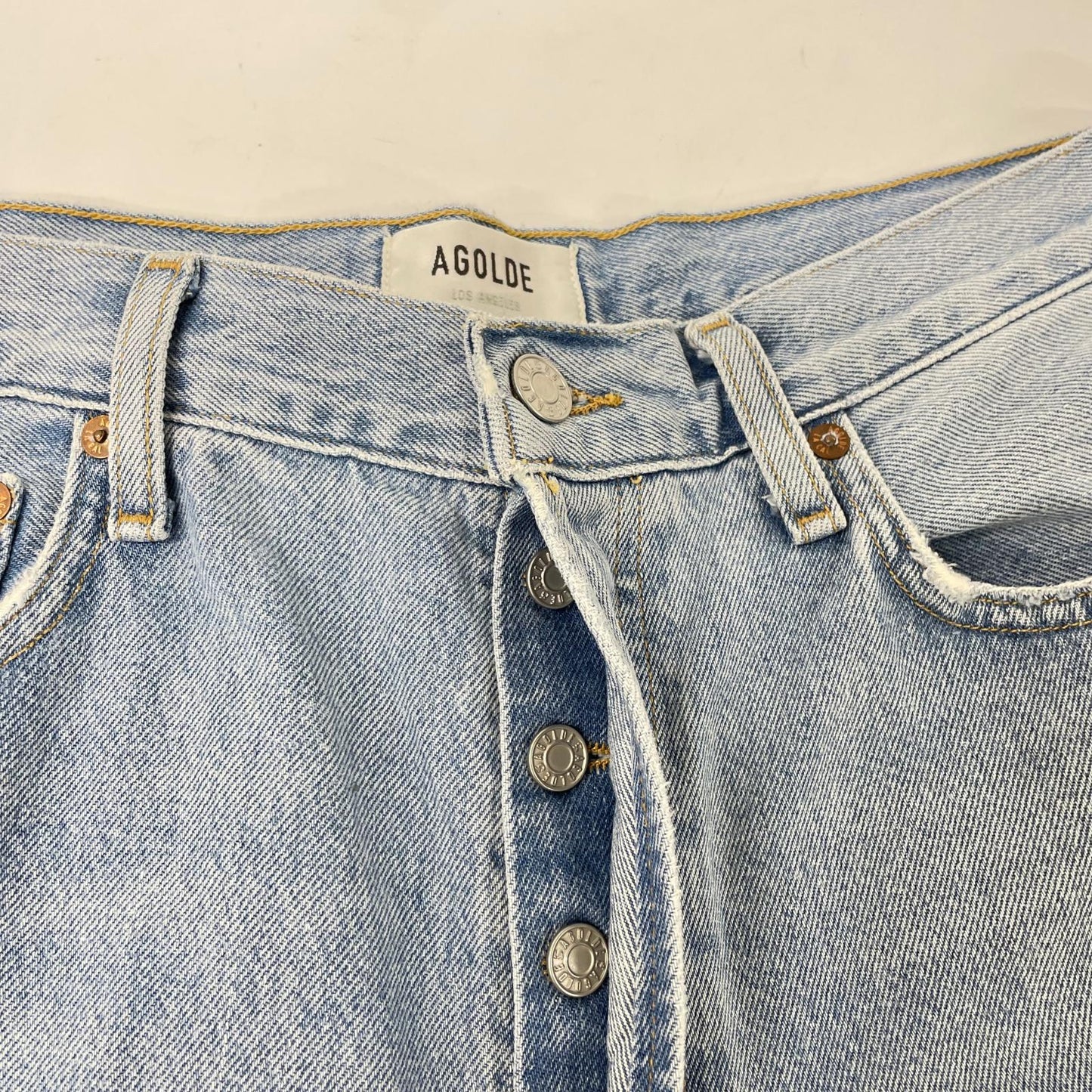 AGOLDE エーゴールドイー 24SS ライトブルー LOW SLUNG BAGGY DENIM ボトムス