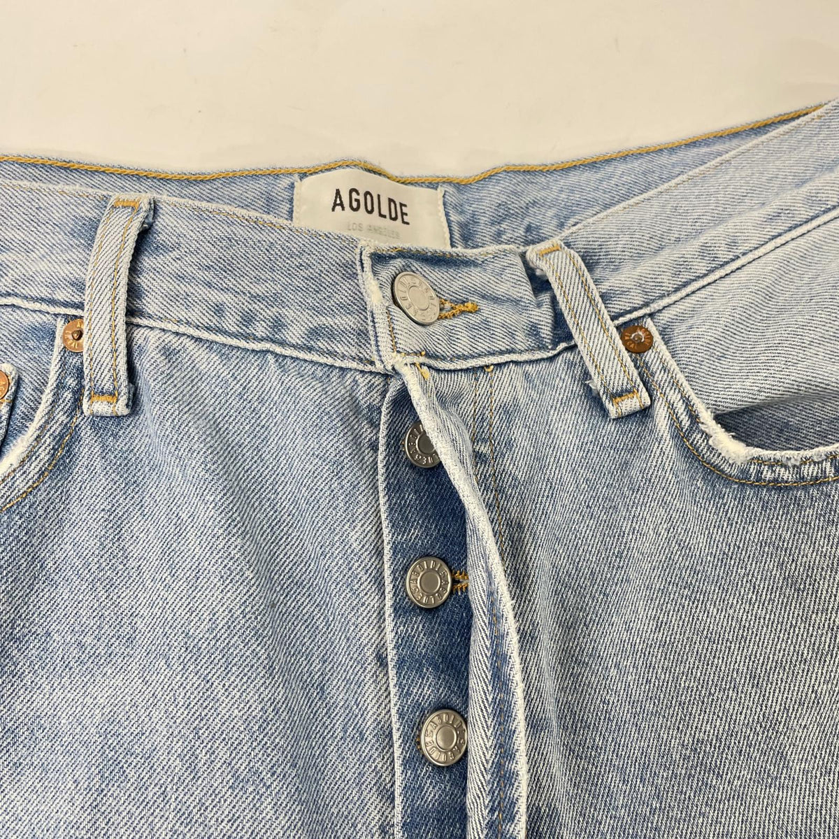 AGOLDE エーゴールドイー 24SS ライトブルー LOW SLUNG BAGGY DENIM ボトムス