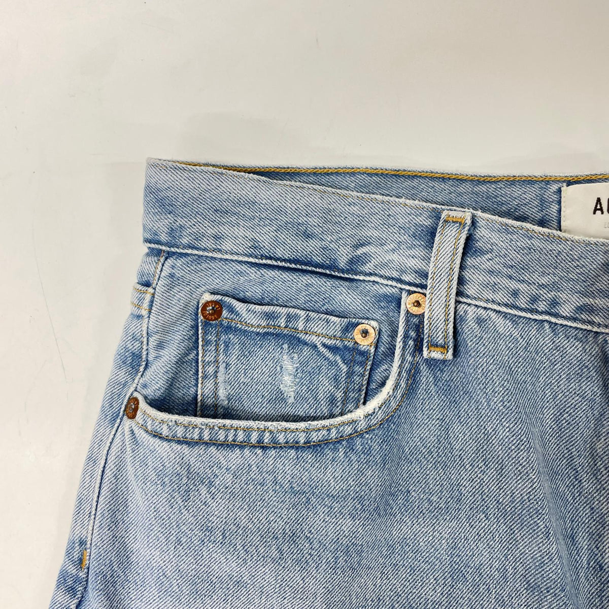 AGOLDE エーゴールドイー 24SS ライトブルー LOW SLUNG BAGGY DENIM ボトムス