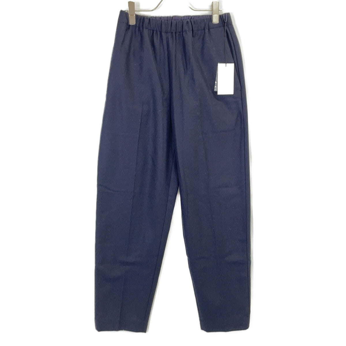 LOEFF ロエフ 8814-299-0145 ネイビー ウールストレートパンツ ボトムス