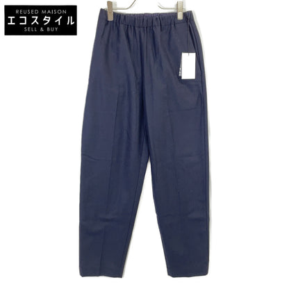 LOEFF ロエフ 8814-299-0145 ネイビー ウールストレートパンツ ボトムス
