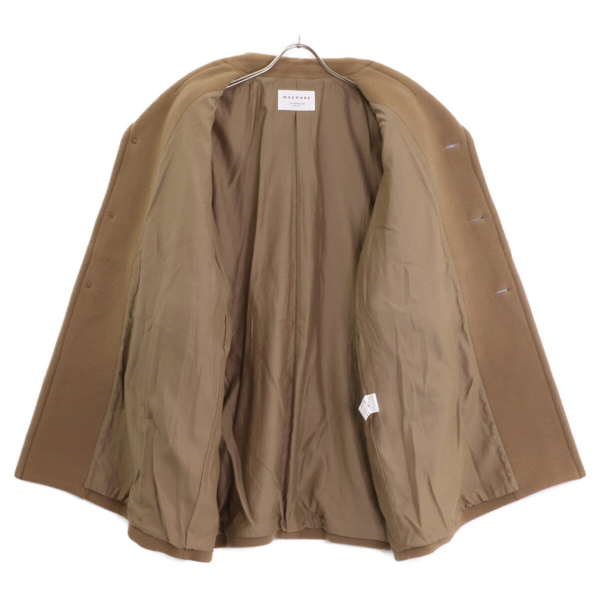 MACPHEE マカフィー 23AW 12-08-24-08301 ｷｬﾒﾙ ﾊﾟｲﾙﾒﾙﾄﾝ ｵｰﾊﾞｰｻｲｽﾞﾄﾞｺｰﾄ コート 36