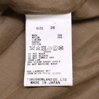 MACPHEE マカフィー 23AW 12-08-24-08301 ｷｬﾒﾙ ﾊﾟｲﾙﾒﾙﾄﾝ ｵｰﾊﾞｰｻｲｽﾞﾄﾞｺｰﾄ コート 36