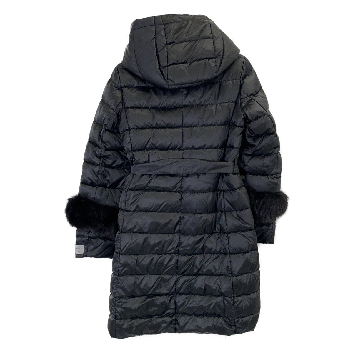 Max Mara マックスマーラ 21年 949611166 THE CUBE ﾌﾞﾗｯｸ NOVEF ﾘﾊﾞｰｼﾌﾞﾙ ﾀﾞｳﾝｺｰﾄ ジャケット 38