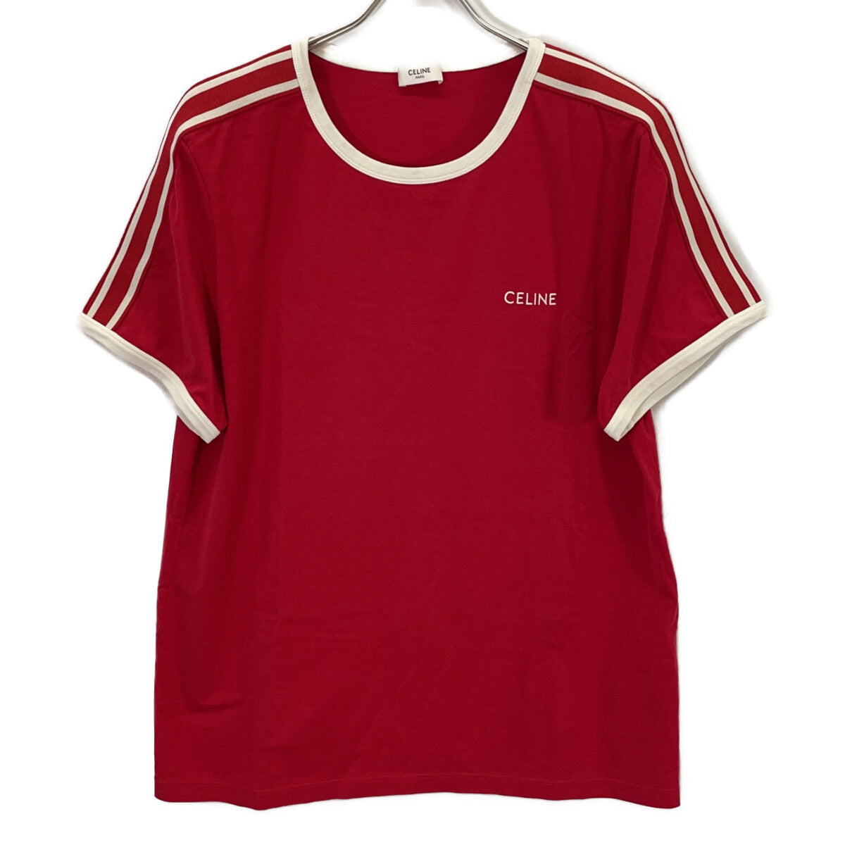 CELINE セリーヌ 2X15N671Q レッド レギュラーTシャツ トップス
