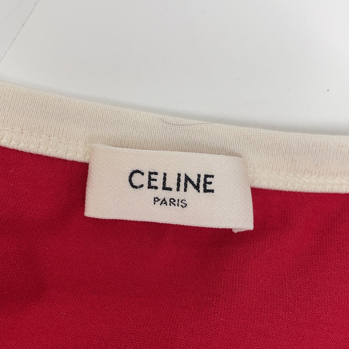 CELINE セリーヌ 2X15N671Q レッド レギュラーTシャツ トップス