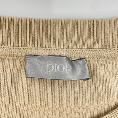 DIOR 迪奥 483J636B0554 米色纯棉印花T恤上衣
