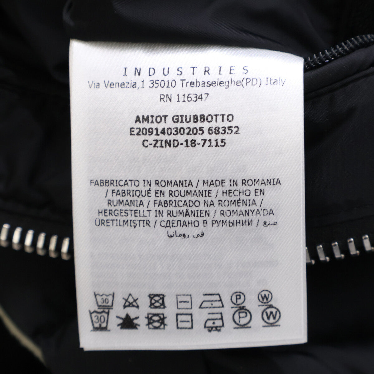 Excellent condition Black AMIOT Down Jacket O Men's