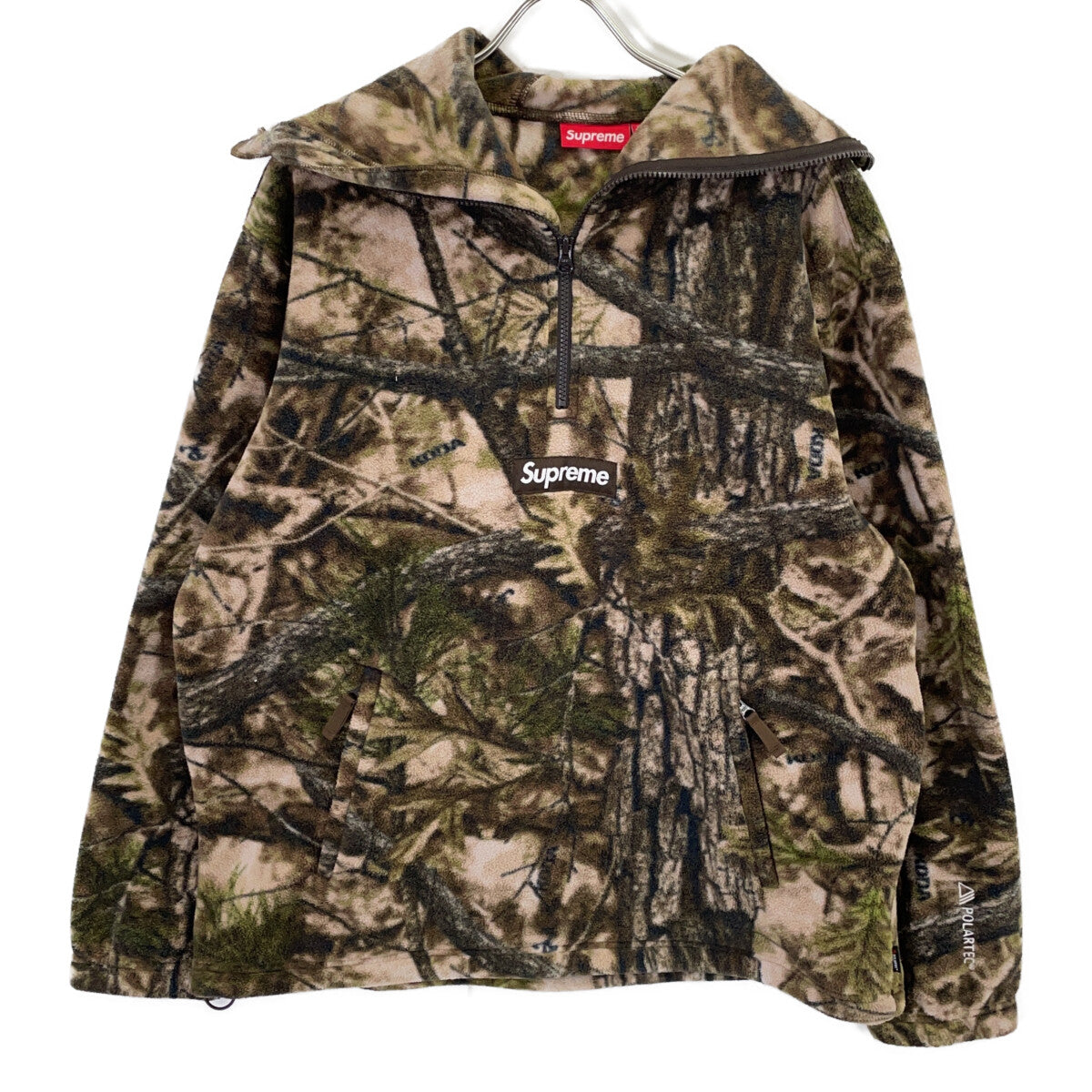 Supreme シュプリーム 25FW リアルツリー POLARTEC FACE MASK HALF ZIP HOODED トップス