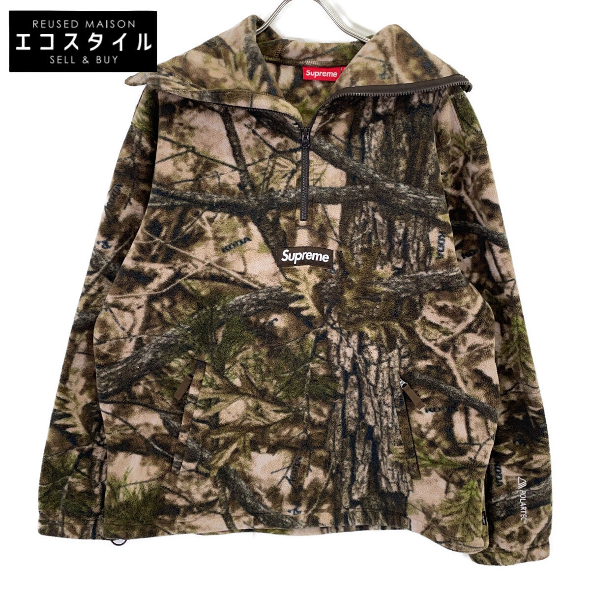 Supreme シュプリーム 25FW リアルツリー POLARTEC FACE MASK HALF ZIP HOODED トップス