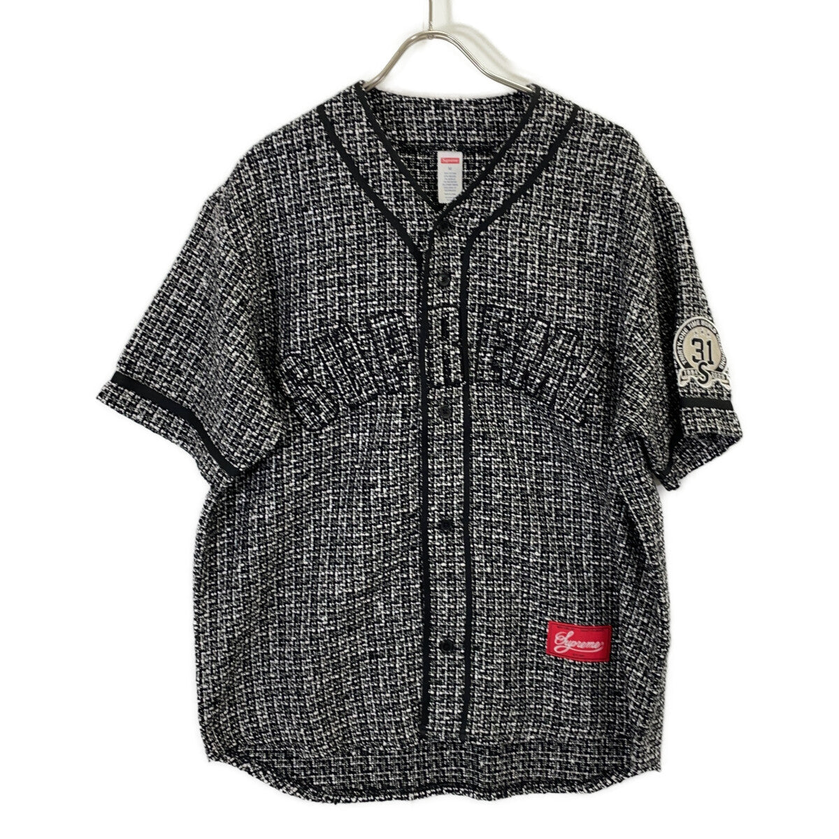Supreme 25AW Boucle Baseball Jersey Tops M Men's