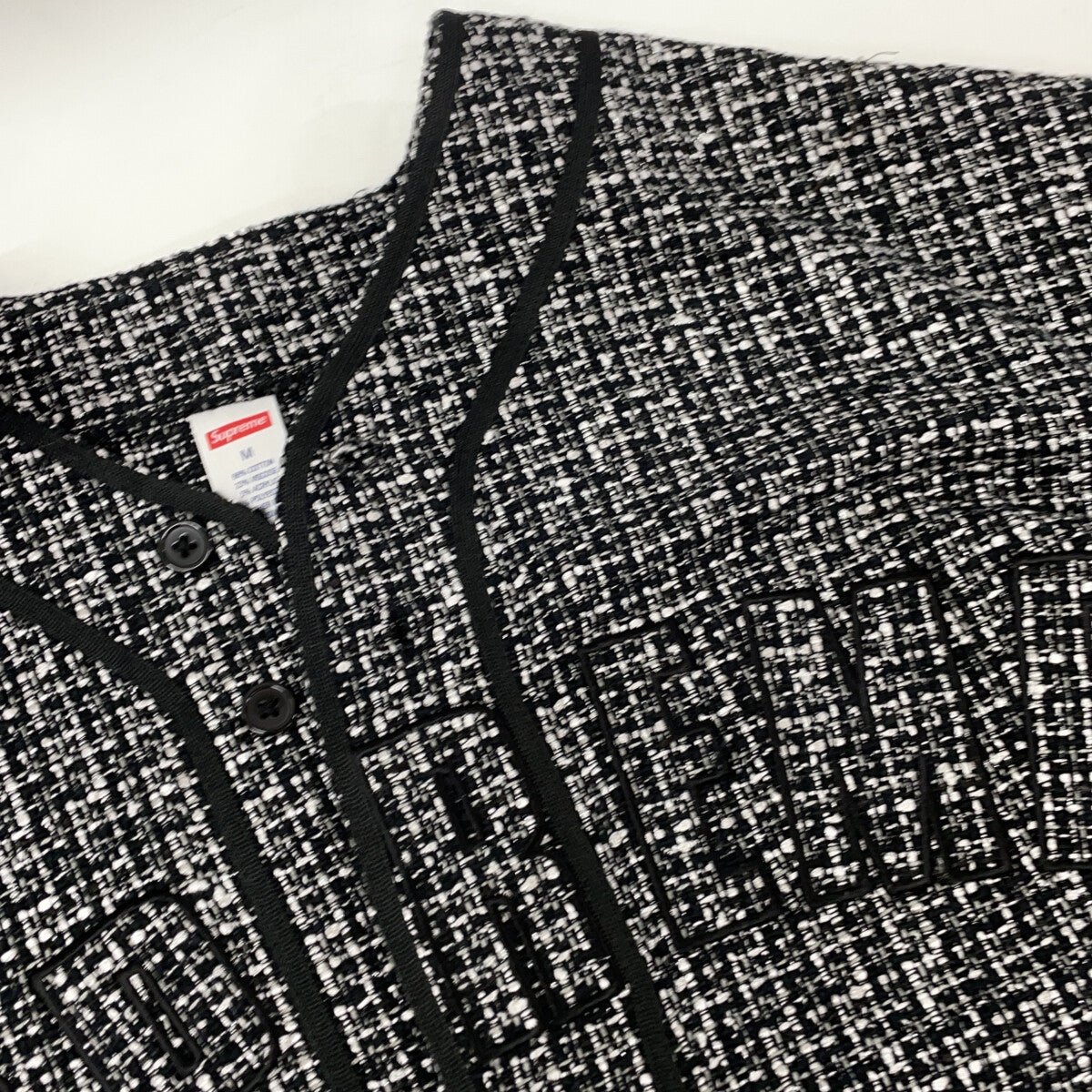 Supreme 25AW Boucle Baseball Jersey Tops M Men's