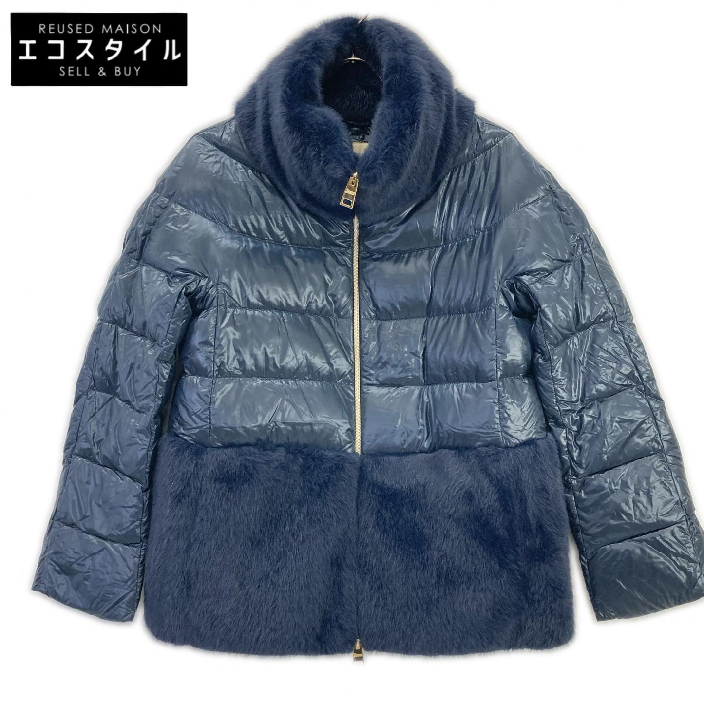 HERNO ヘルノ PI001933D12017Z ﾈｲﾋﾞｰ COMBI DOWN ﾀﾞｳﾝｼﾞｬｹｯﾄ ジャケット 40
