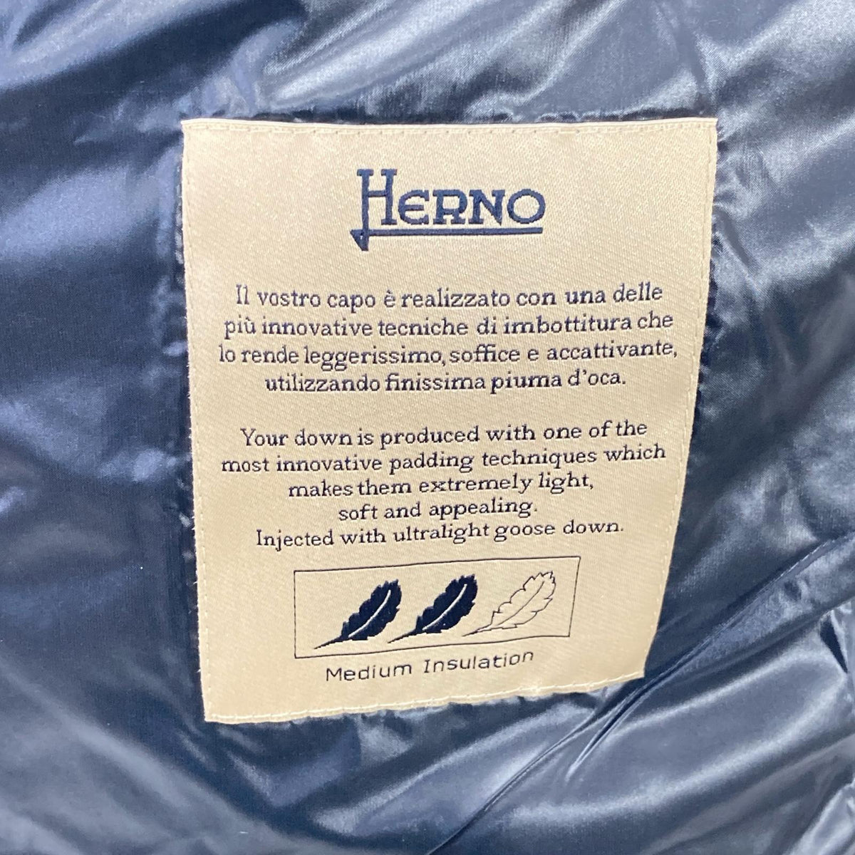 HERNO ヘルノ PI001933D12017Z ネイビー COMBI DOWN ダウンジャケット ジャケット