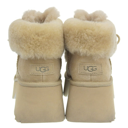 UGG アグ エスミー レース アップ ESMEE LACE UP スエード ブーツ レディース ベージュ 25cm 1171532 シューズ
