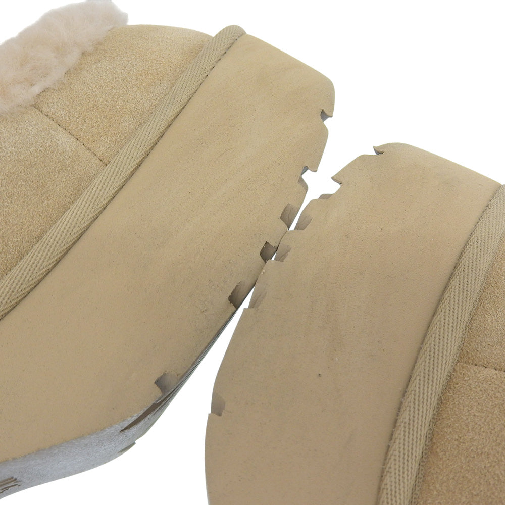 UGG アグ エスミー レース アップ ESMEE LACE UP スエード ブーツ レディース ベージュ 25cm 1171532 シューズ 8(US)