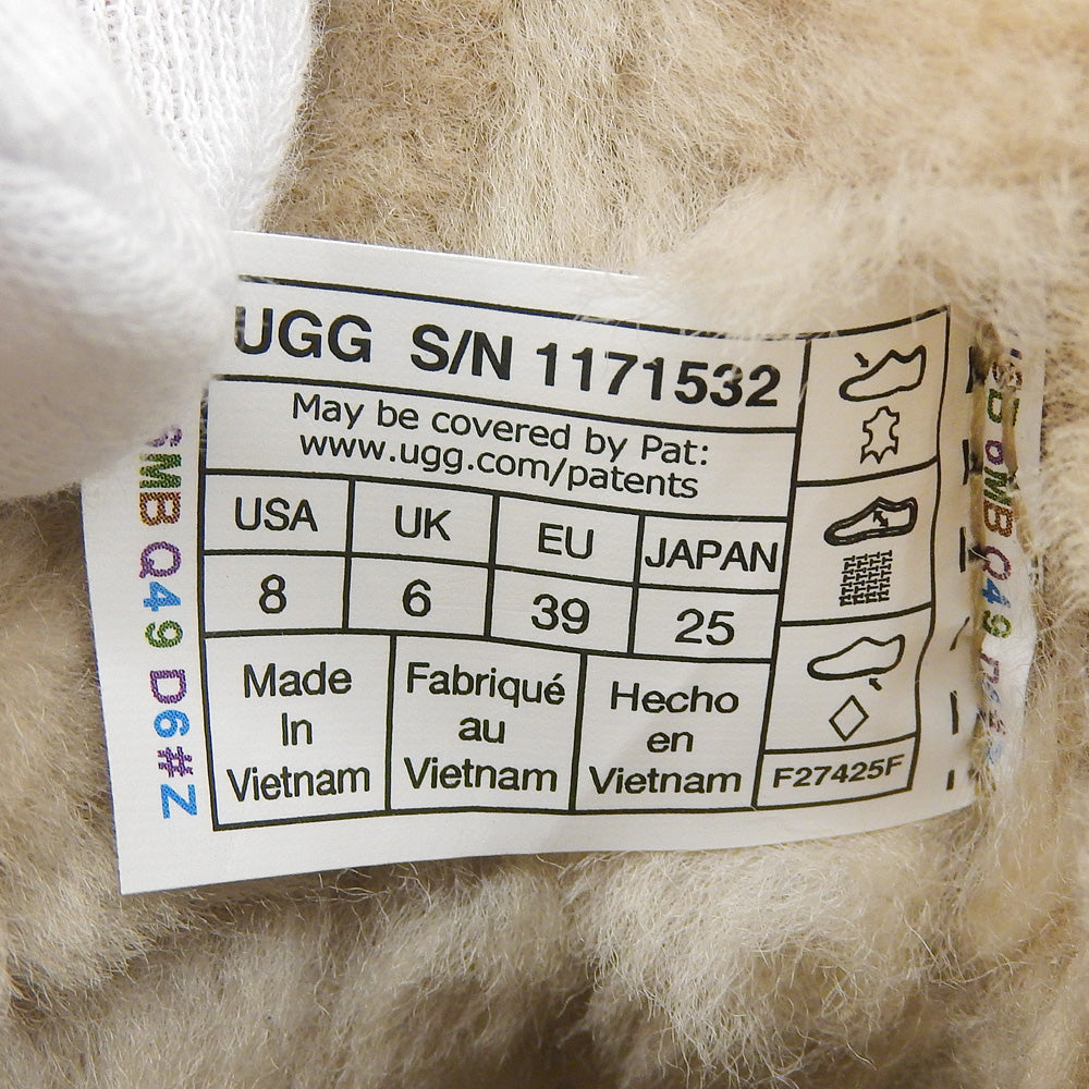 UGG アグ エスミー レース アップ ESMEE LACE UP スエード ブーツ レディース ベージュ 25cm 1171532 シューズ