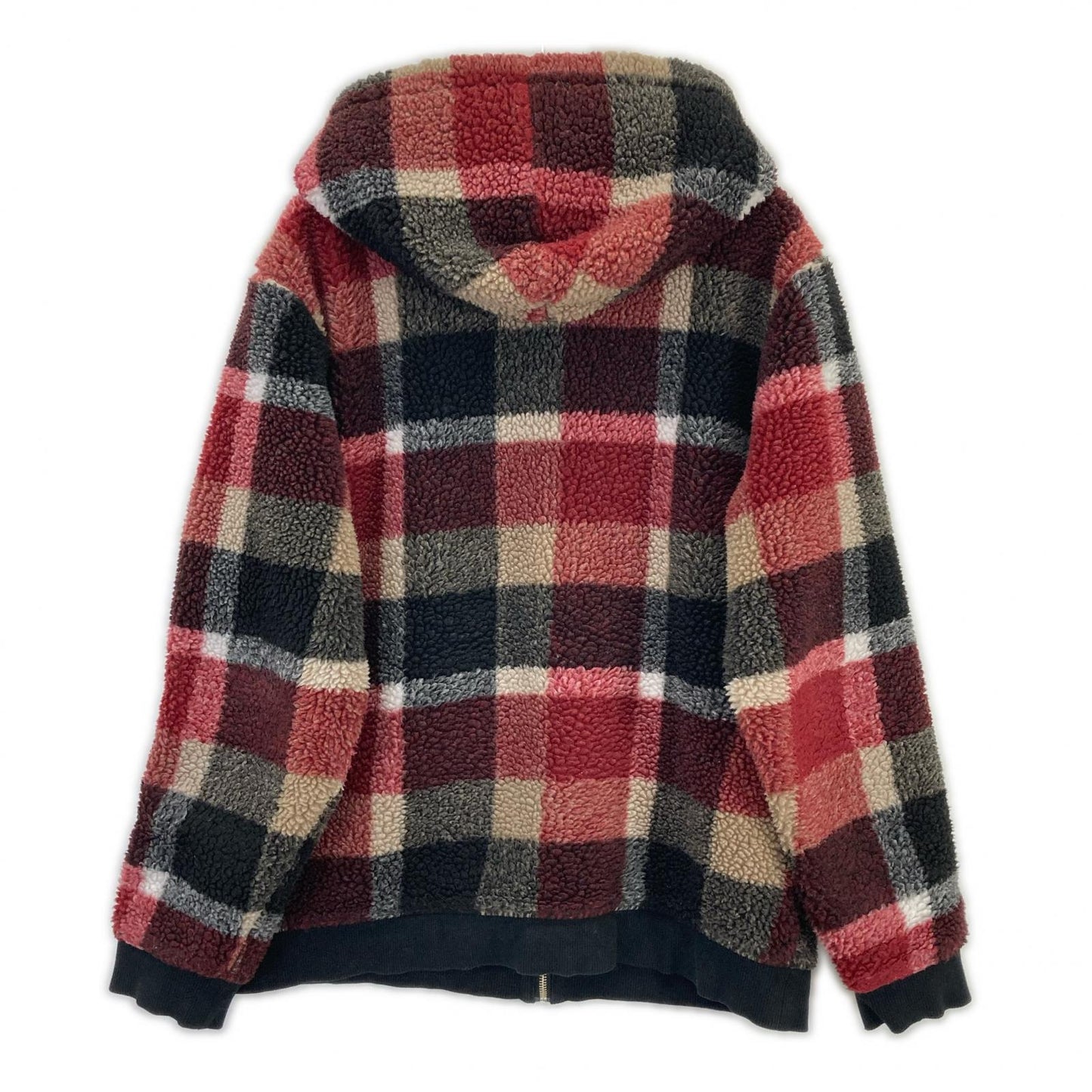 BLACK LABEL CRESTBRIDGE ブラックレーベルクレストブリッジ 51P30-639-17 ブラック×レッド×ベージュ CBチェック ボアジャケット ジャケット