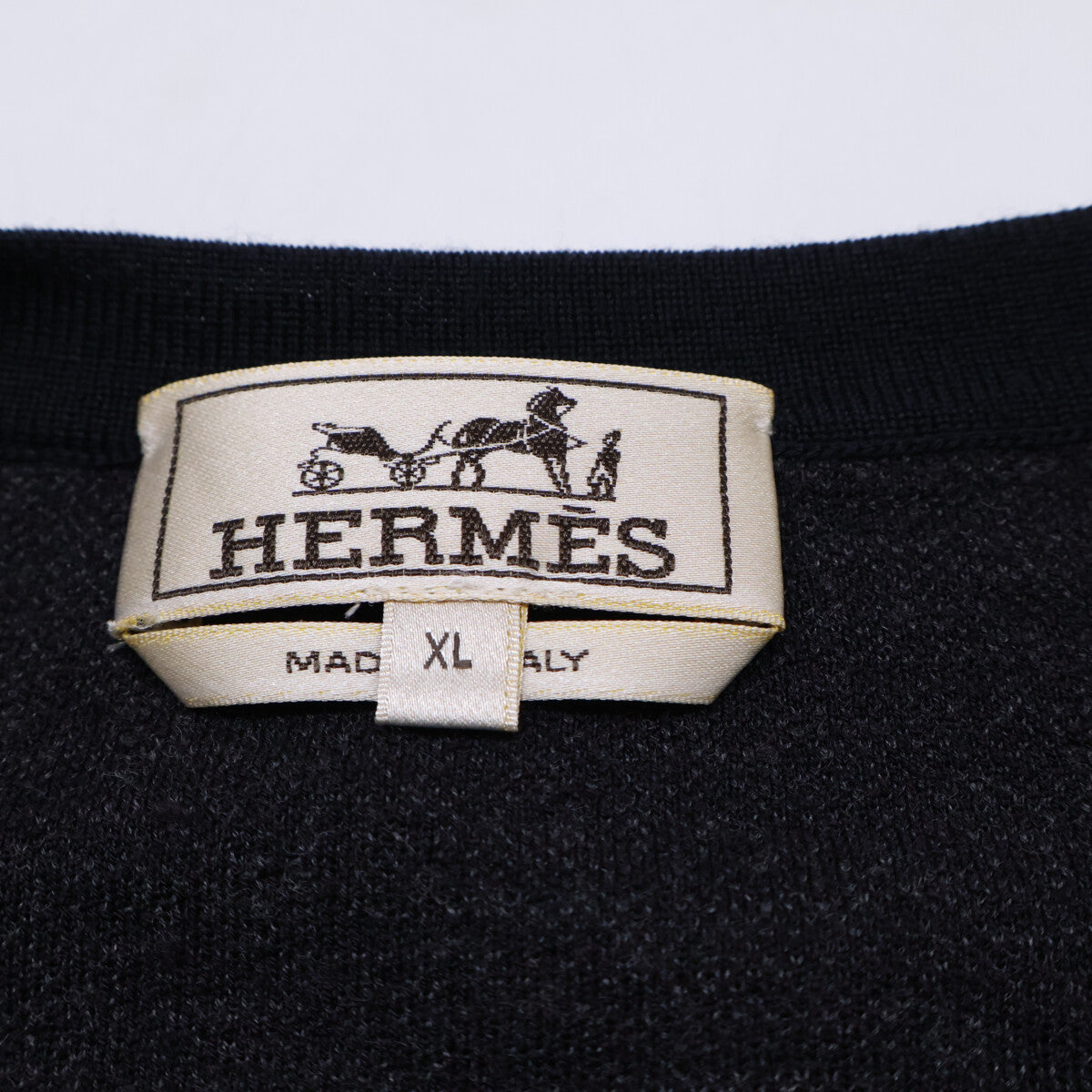 爱马仕 HERMES 【美品/国内正品】渐变图案V领针织衫上衣