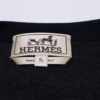 爱马仕 HERMES 【美品/国内正品】渐变图案V领针织衫上衣