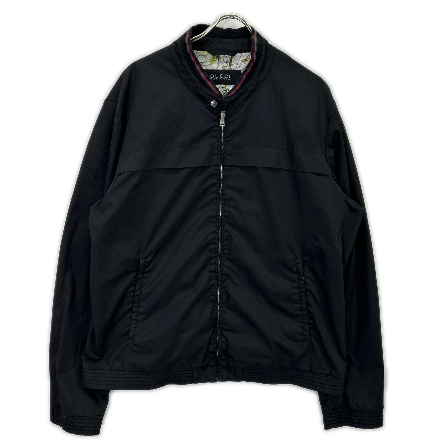 GUCCI グッチ 308273 ブラック 裏地総柄 ナイロンジャケット ジャケット