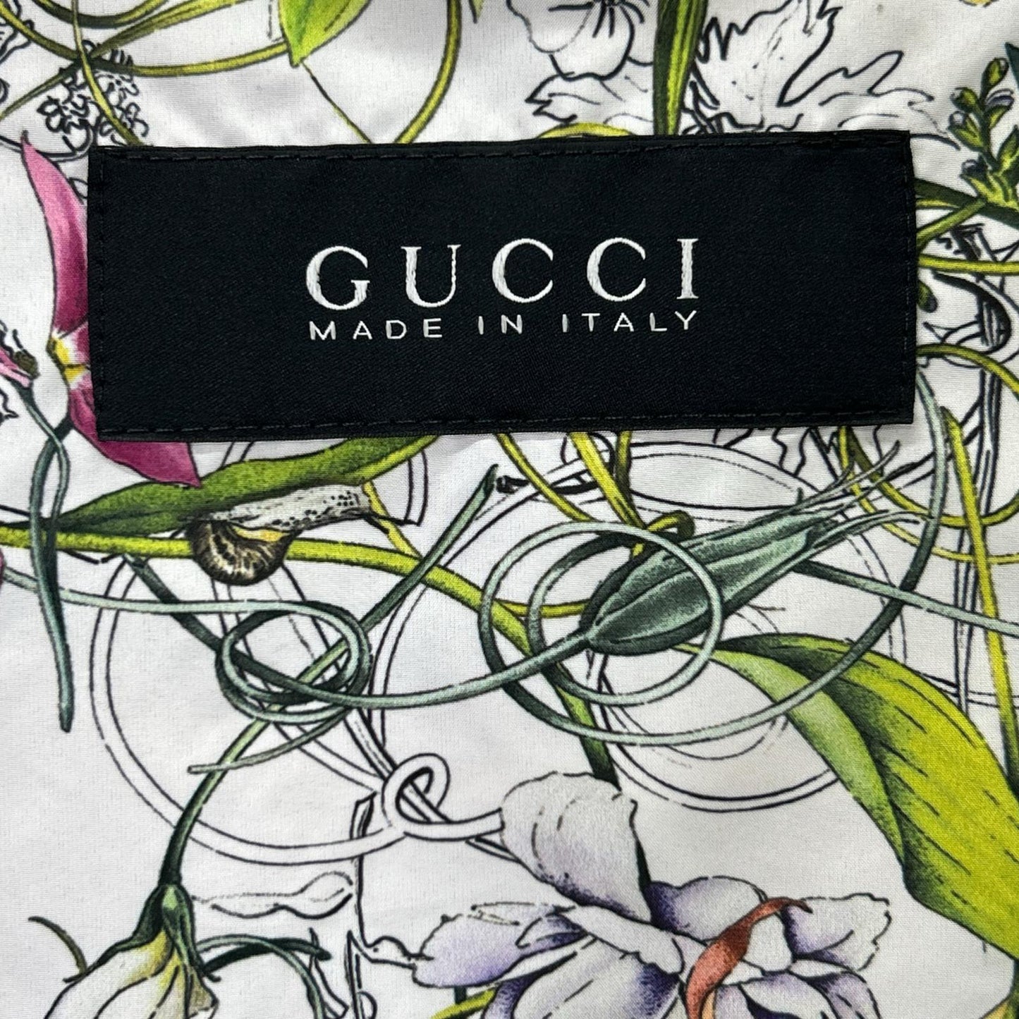 GUCCI グッチ 308273 ブラック 裏地総柄 ナイロンジャケット ジャケット