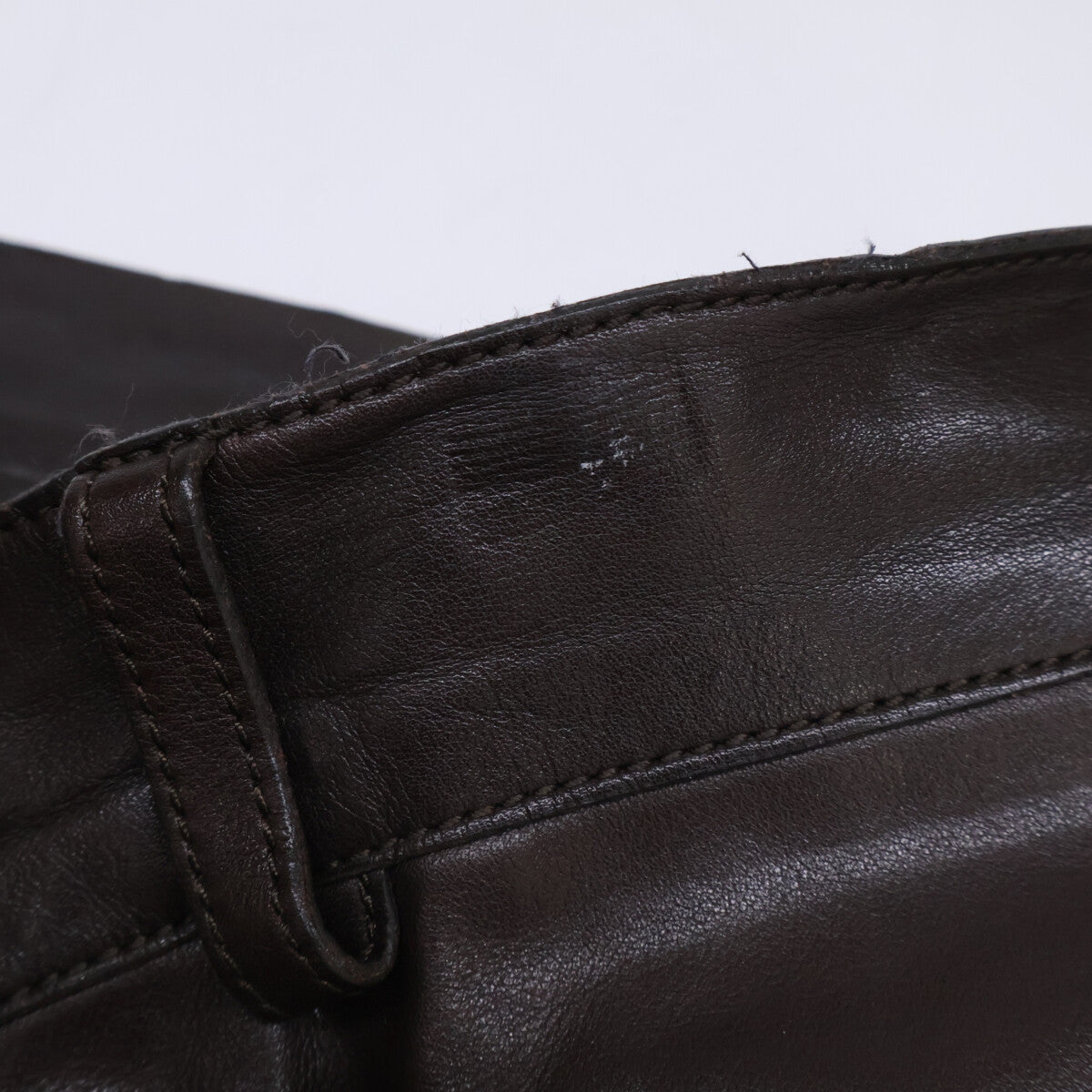 HERMES 爱马仕 【日本国内正品】小牛皮 皮裤 裤装