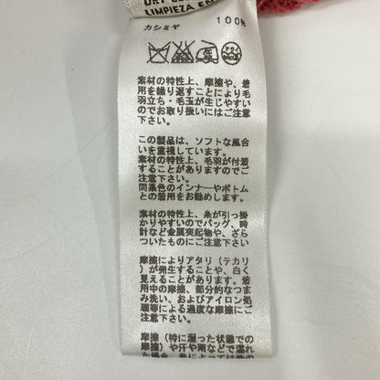 HERMES エルメス ピンク カシミヤ100 セータ トップス