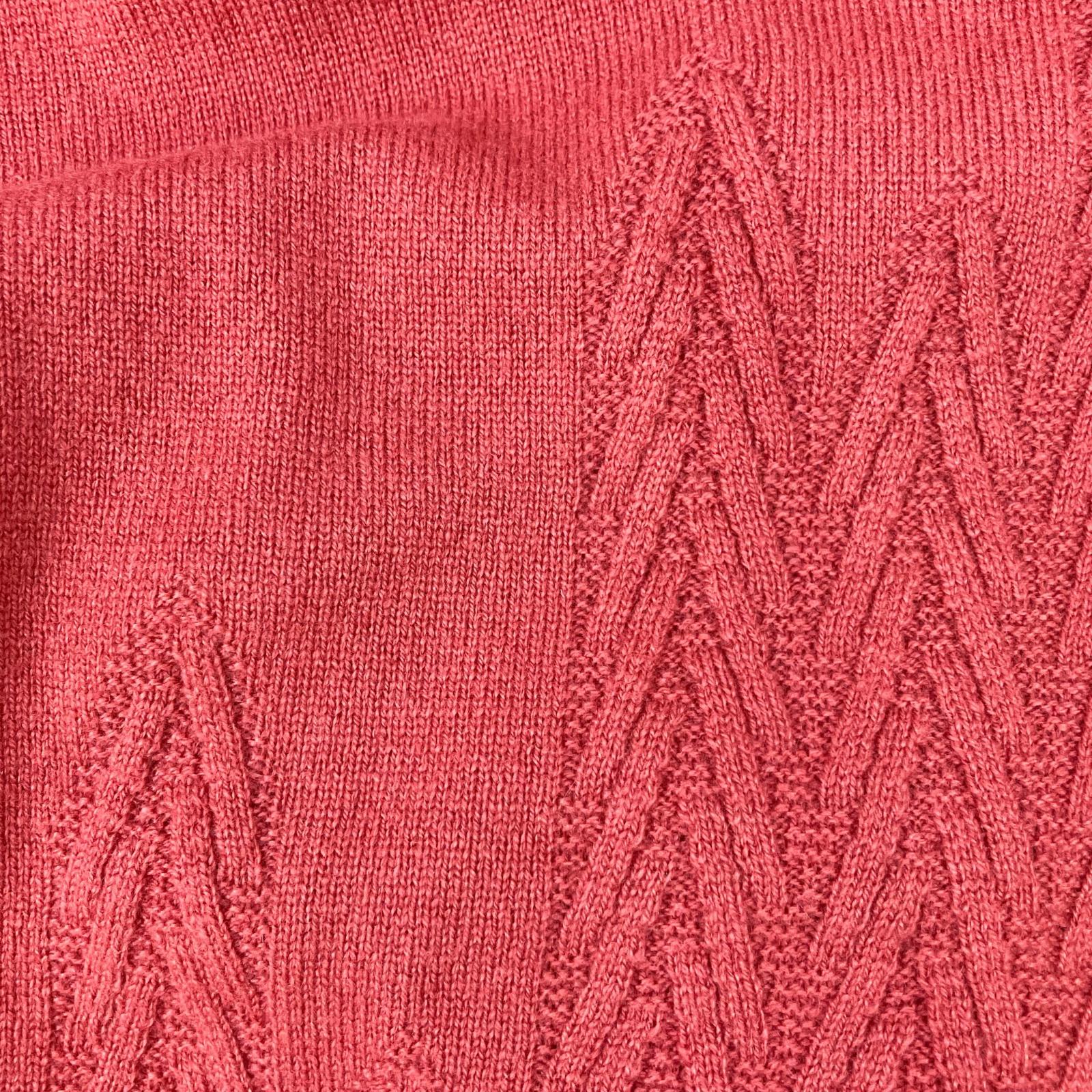 HERMES エルメス ピンク カシミヤ100 セータ トップス