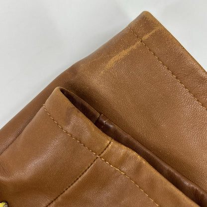 Ermenegildo Zegna エルメネジルドゼニア LPKNG-J04 ブラウン シングルライダース イタリア製 ジャケット