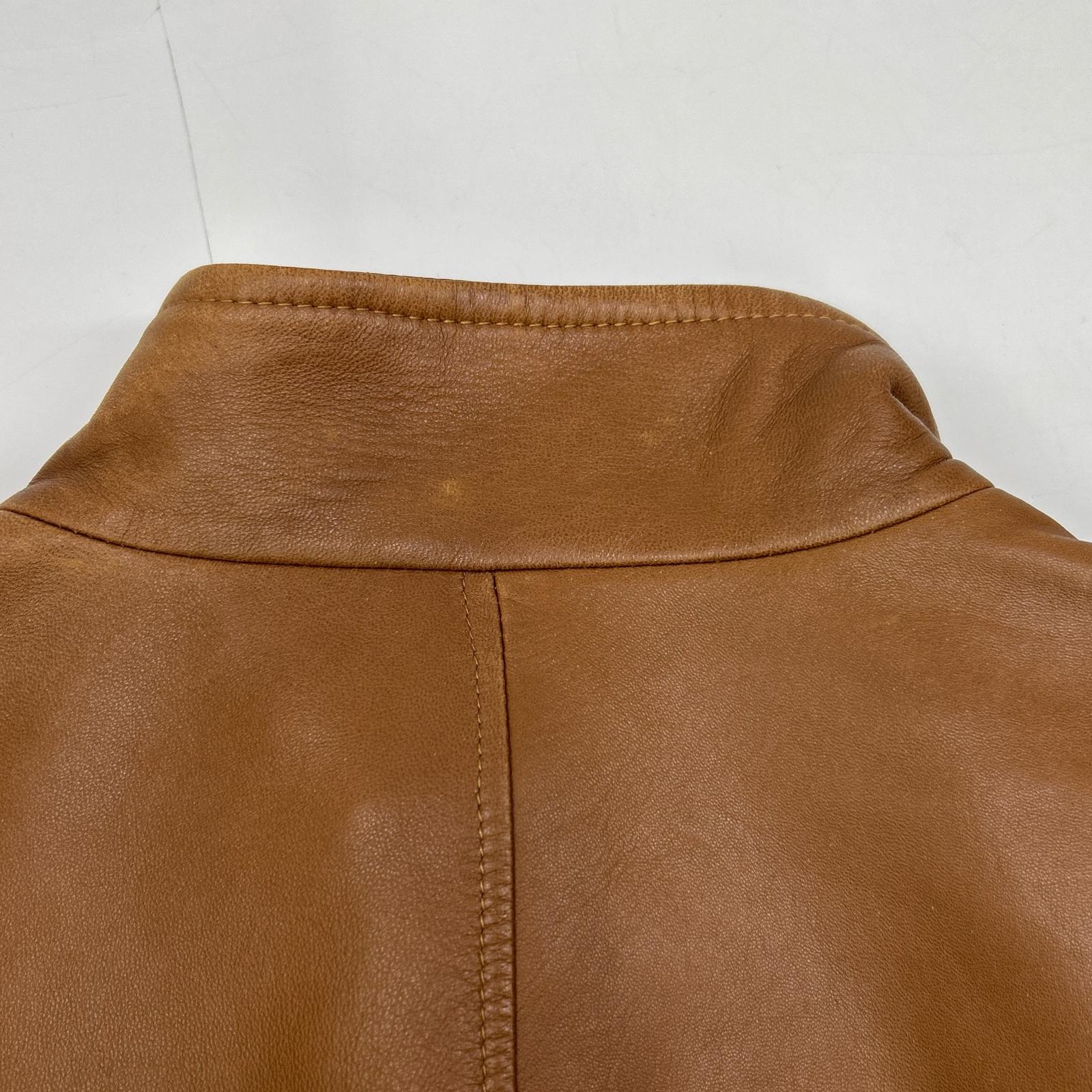 Ermenegildo Zegna エルメネジルドゼニア LPKNG-J04 ブラウン シングルライダース イタリア製 ジャケット