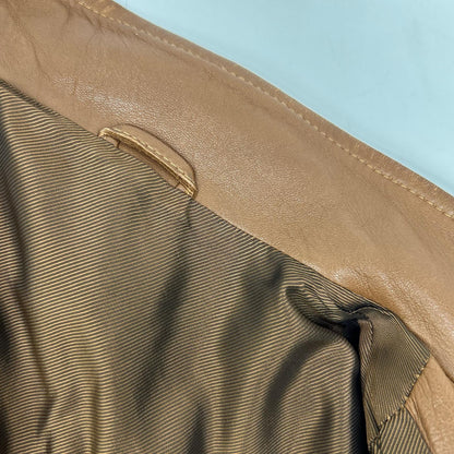 Ermenegildo Zegna エルメネジルドゼニア LPKNG-J04 ブラウン シングルライダース イタリア製 ジャケット