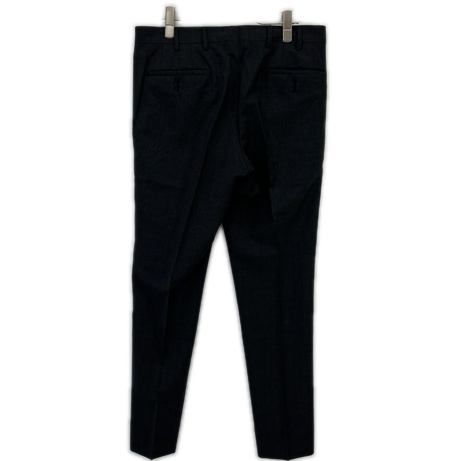 PRADA プラダ 32 035604 ダークグレー 2Bテーラードジャケット ストレートパンツ スーツ セットアップ