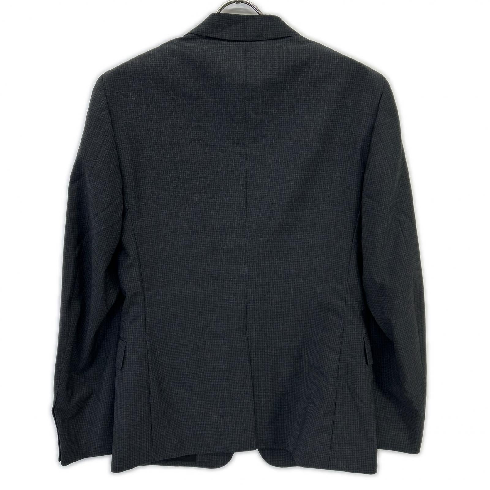 PRADA プラダ 32 035604 ダークグレー 2Bテーラードジャケット ストレートパンツ スーツ セットアップ