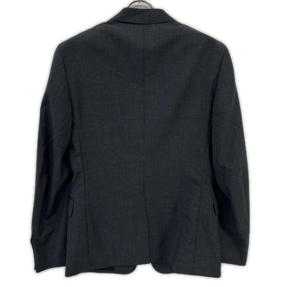 PRADA プラダ 32 035604 ダークグレー 2Bテーラードジャケット ストレートパンツ スーツ セットアップ