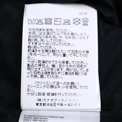 CANADA GOOSE Canada Goose excellent condition/domestic authorized (Canada Goose Japan Co., Ltd./25AW) 1065MJB Lodge Hoodie Japan Exclusive Lodge Hoodie Japan Exclusive down jacket jacket