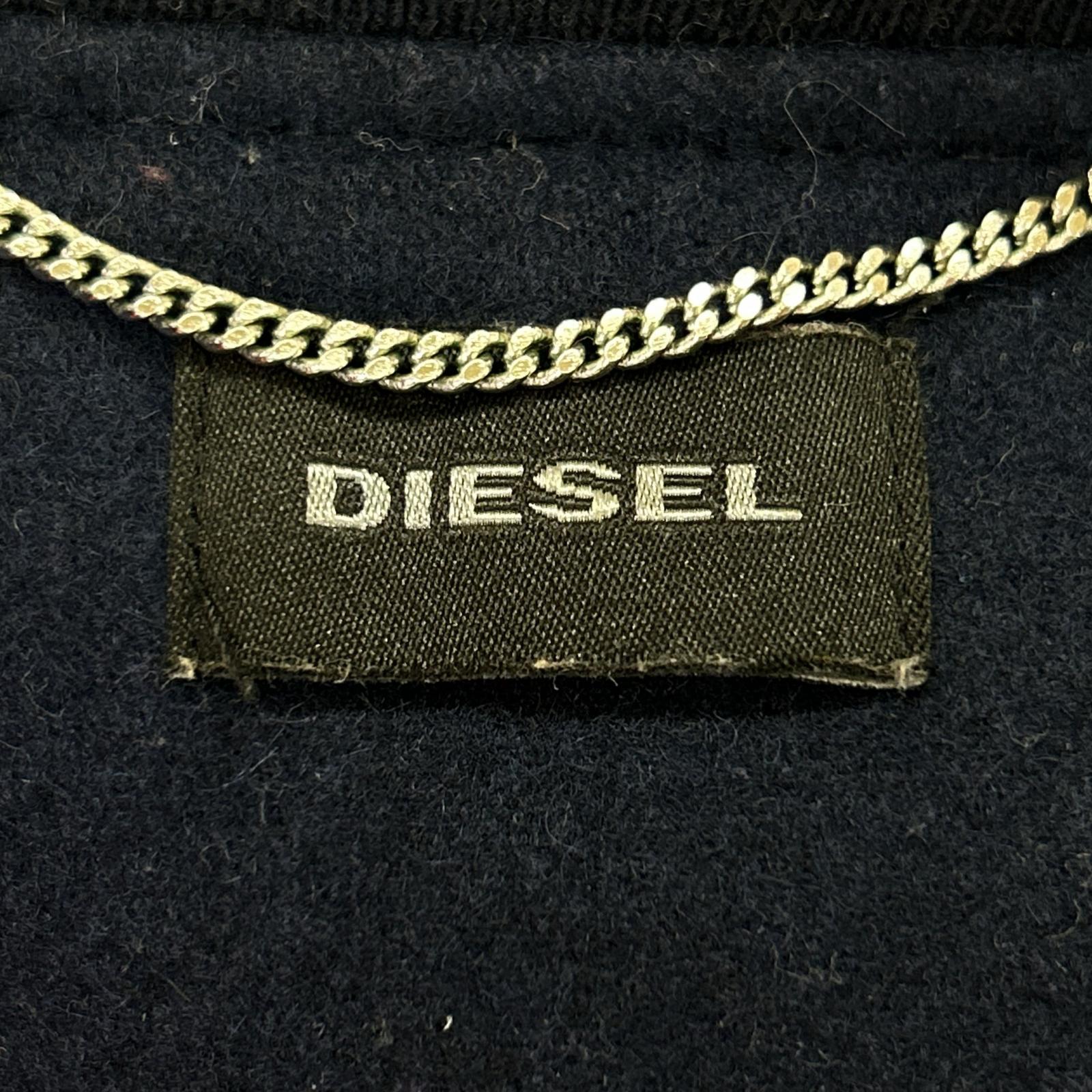 DIESEL ディーゼル MA-1 ダメージ加工 デニム切り替えジャケット ジャケット