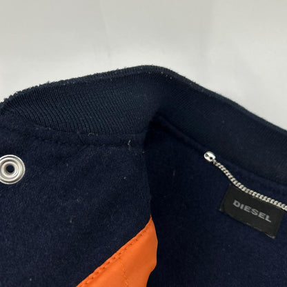 DIESEL ディーゼル MA-1 ダメージ加工 デニム切り替えジャケット ジャケット