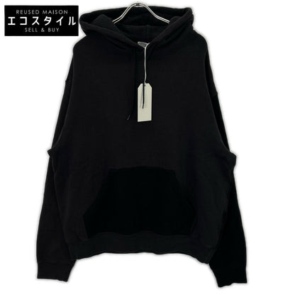 UNUSED アンユーズド US2366 ブラック Switching sweat hoodie トップス