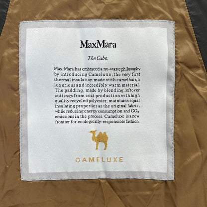 Max Mara 929602146 Dark Gray The Cube Cameluxe Padded Long Vest