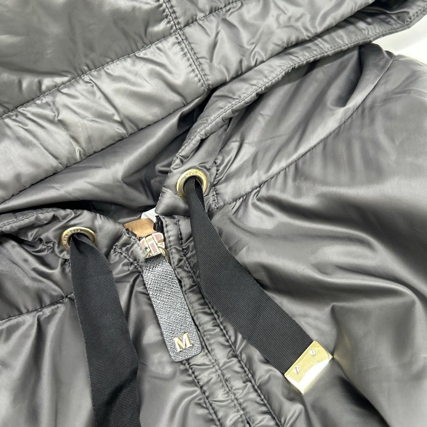 Max Mara 929602146 Dark Gray The Cube Cameluxe Padded Long Vest