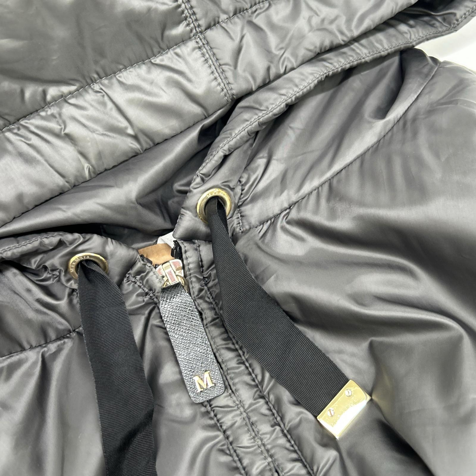 Max Mara 929602146 Dark Gray The Cube Cameluxe Padded Long Vest