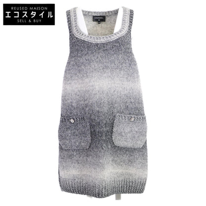 CHANEL 【Like New/Domestic Regular】26SS P80728K11696 PAPER FIBER Sleeveless Short Dress