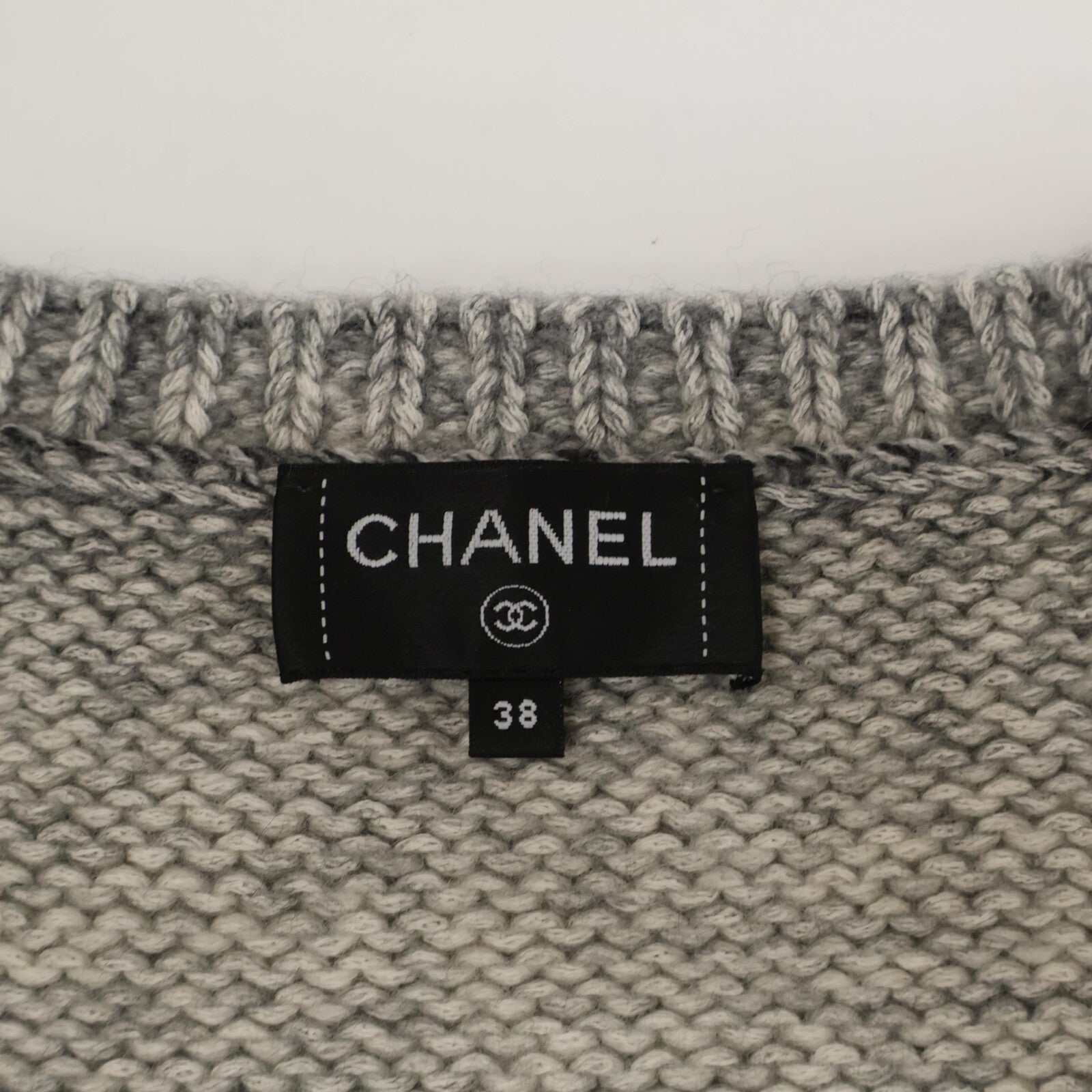 CHANEL シャネル 【新品同様/国内正規】26SS P80728K11696 PAPER FIBER ノースリーブ ショートドレス ワンピース